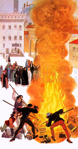 Savonarola, picture, image, illustration
