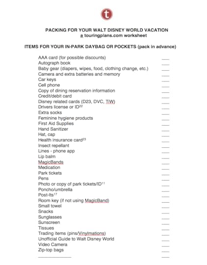 See the link for the complete checklist.