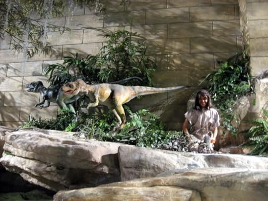 Girl with Dinosaur