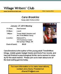 Cara Brookins - VilliageWriters
