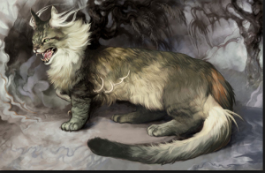 My Dragon Cat by artist Amelie Hutt Smirtouille