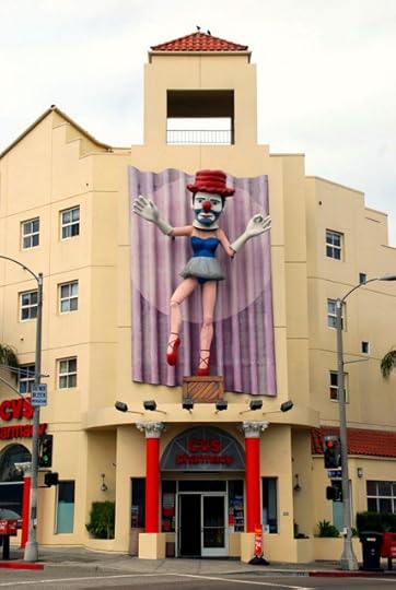 Transgender clown, Venice (Los Angeles), California