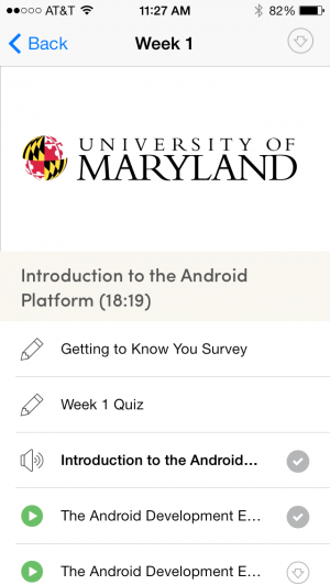 Coursera iOS