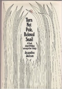 Cover of Turn Not Pale Beloved Snail by Jacqueline Jackson, recommended by Cat Rambo