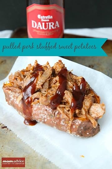 Pulled Pork Stuffed Sweet Potatoes