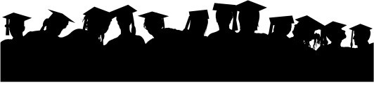 Graduation silhouettes