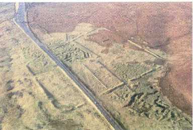 The Remains of a marching camp in England. 