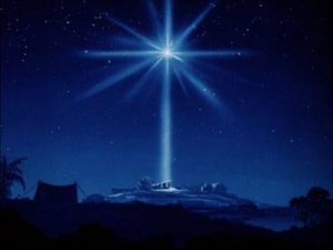 The star of Bethlehem.