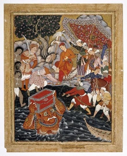 Arghan Div Brings the Chest of Armor to Hamza, unknown artist (1562-1577).