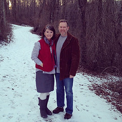 Snowy path? Picture opp.