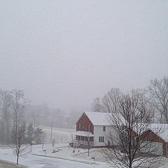 Snow! #Blacksburg #giddy