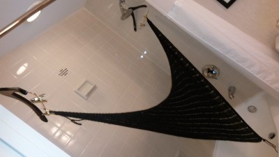 Improvised blocking. Worked brilliantly!