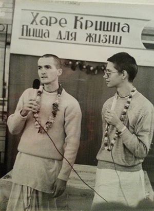 Speaking at the opening of a new Food for Life centre in Russia (1993)