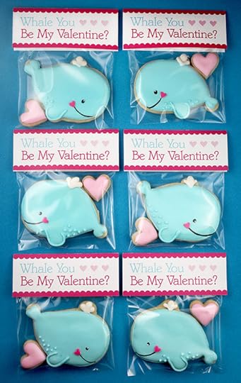 Whale Cookie Valentines