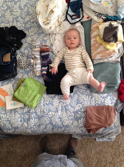 Avery gets ready to go on a trip, and shows no signs of nerves.