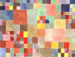 art and artists, Flora on Sand, Paul Klee 1927