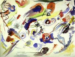 Art and Artists, Untitled, 1910, Kandinsky. First Abstract