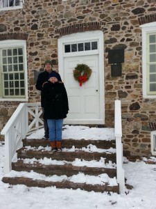 Me and my wife Melissa at Conference House in Staten Island, NY on Sat 1/25/14
