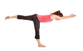 Okay, so my Warrior Three was wobbly. In my defense, I was thinking . . .