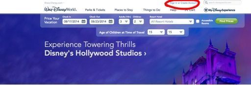 To make a FastPass+ reservation on a computer, you must have a Disney online account. 
