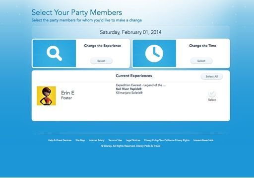 Change the attraction or change the time.