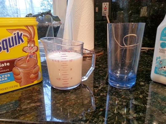 Testing milk allergy one ounce at a time with Nesquik chocolate powder