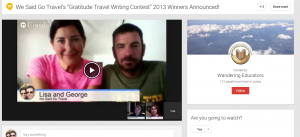 WSGT gratitude 2013 google hangout
