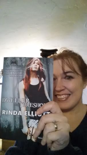 Holding first book