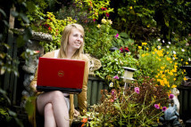 Author Abbigail Gibbs. Photograph by Felix Clay.