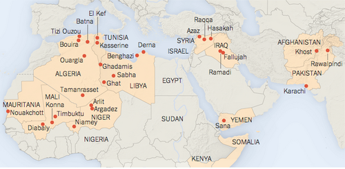 New York Times' map of al-Qaeda network