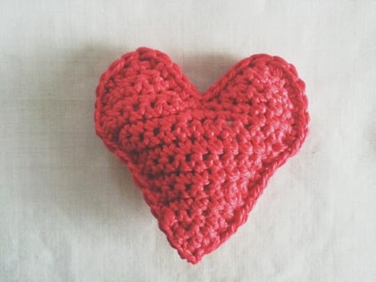Valentines Crochet Heart Garland Made Peachy