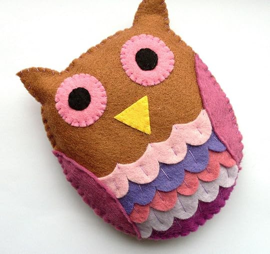 Felt Owl PDF Lupin Handmade Made Peachy