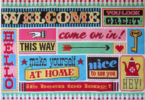 Emily Peacock Wall Hanging Made Peachy