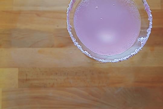 Parma Violet Syrup Vodka Splash Made Peachy