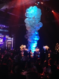 Balloons, but no Katy Perry inside