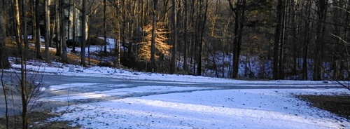 ice on the road