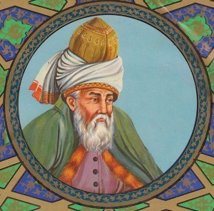 Picture of 13th century ecstatic poet Rumi, illustrating blog post about his work by speculative fiction writer Cat Rambo.