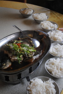 steamed fish