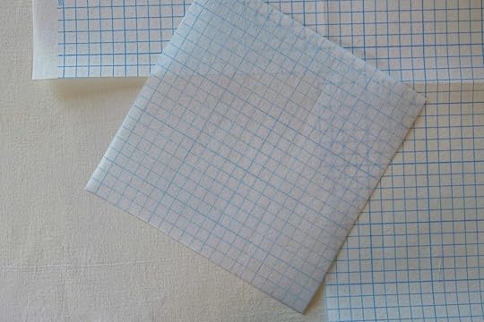 Log Cabin Blocks With Vilene Quickscreen Square Made Peachy