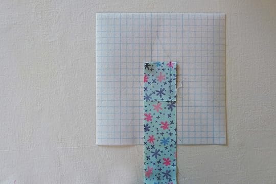 Log Cabin Blocks With Vilene Quickscreen Square Made Peachy