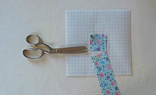 Log Cabin Blocks With Vilene Quickscreen Square Made Peachy