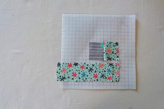 Log Cabin Blocks With Vilene Quickscreen Square Made Peachy