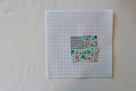 Log Cabin Blocks With Vilene Quickscreen Square Made Peachy