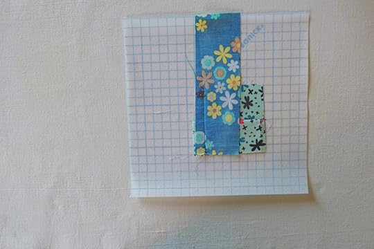 Log Cabin Blocks With Vilene Quickscreen Square Made Peachy