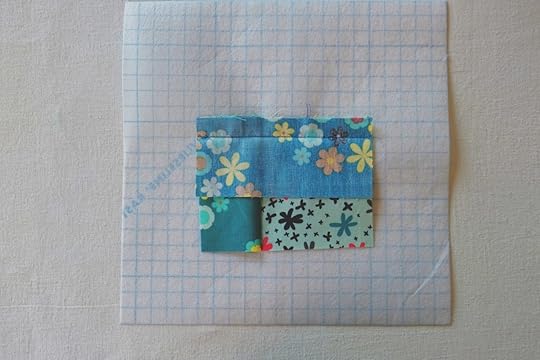 Log Cabin Blocks With Vilene Quickscreen Square Made Peachy