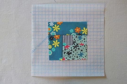 Log Cabin Blocks With Vilene Quickscreen Square Made Peachy