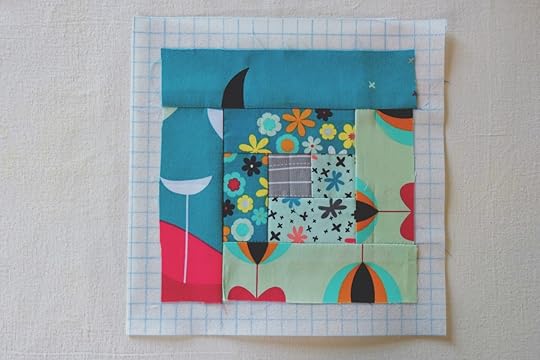 Vilene Quickscreen Square Log Cabin Tutorial Made Peachy