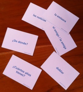 Spanish flashcards