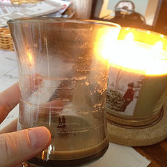 RIP Little candle. Hello, Fresh Basalm. #quiettime