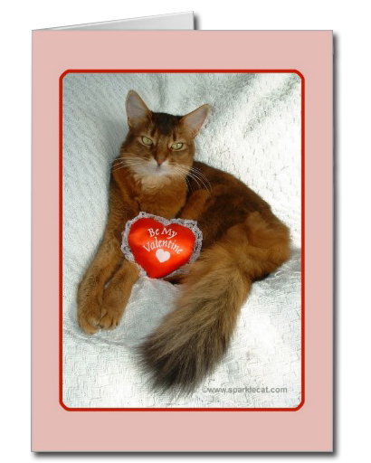 Be My Valentine Kitty Card